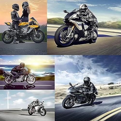 Full Face Motorcycle Helmet with HD Visor, DOT Approved T111255