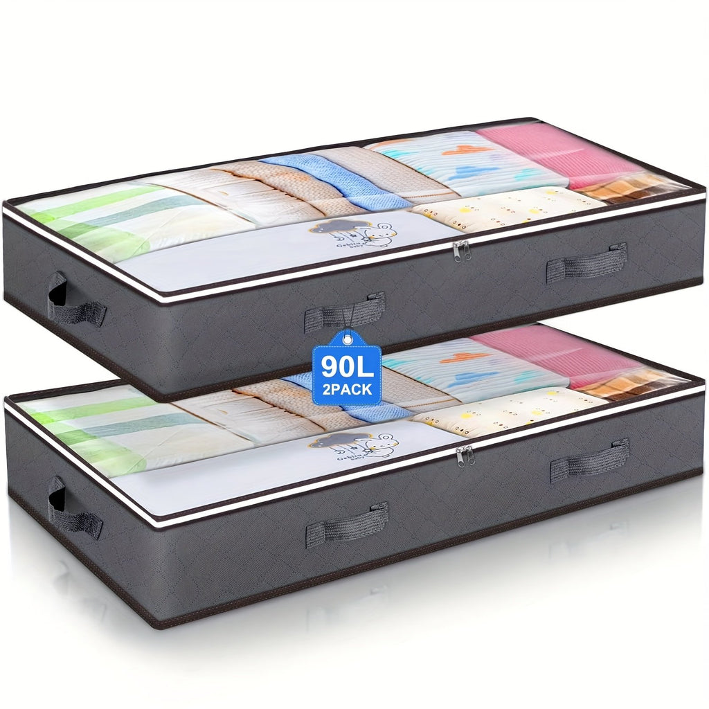 Heavy-Duty Underbed Storage Bags with Handles, Large Capacity X96867