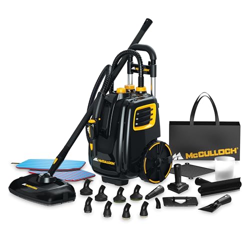 Handheld Steam Cleaner with 11 Accessories for Home, Tile, Grout, and Car Detailing K2885