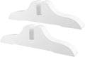 2Pcs Folding Room Divider Stand Wooden Privacy Screen Panel Feet Room Divider Brackets Partition Base Support Legs for Home Hotel Office White