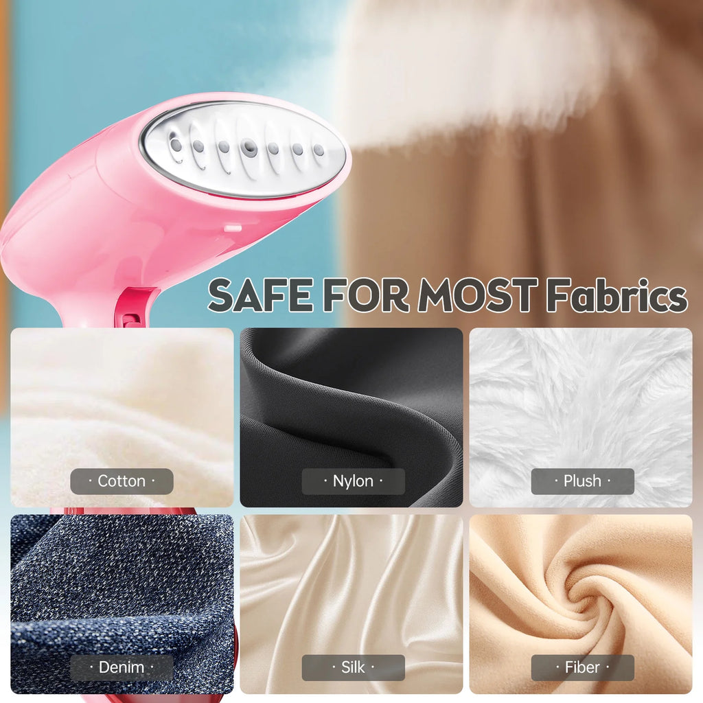 Handheld Travel Steamer for Clothes, Portable Fabric Wrinkle Remover D66920