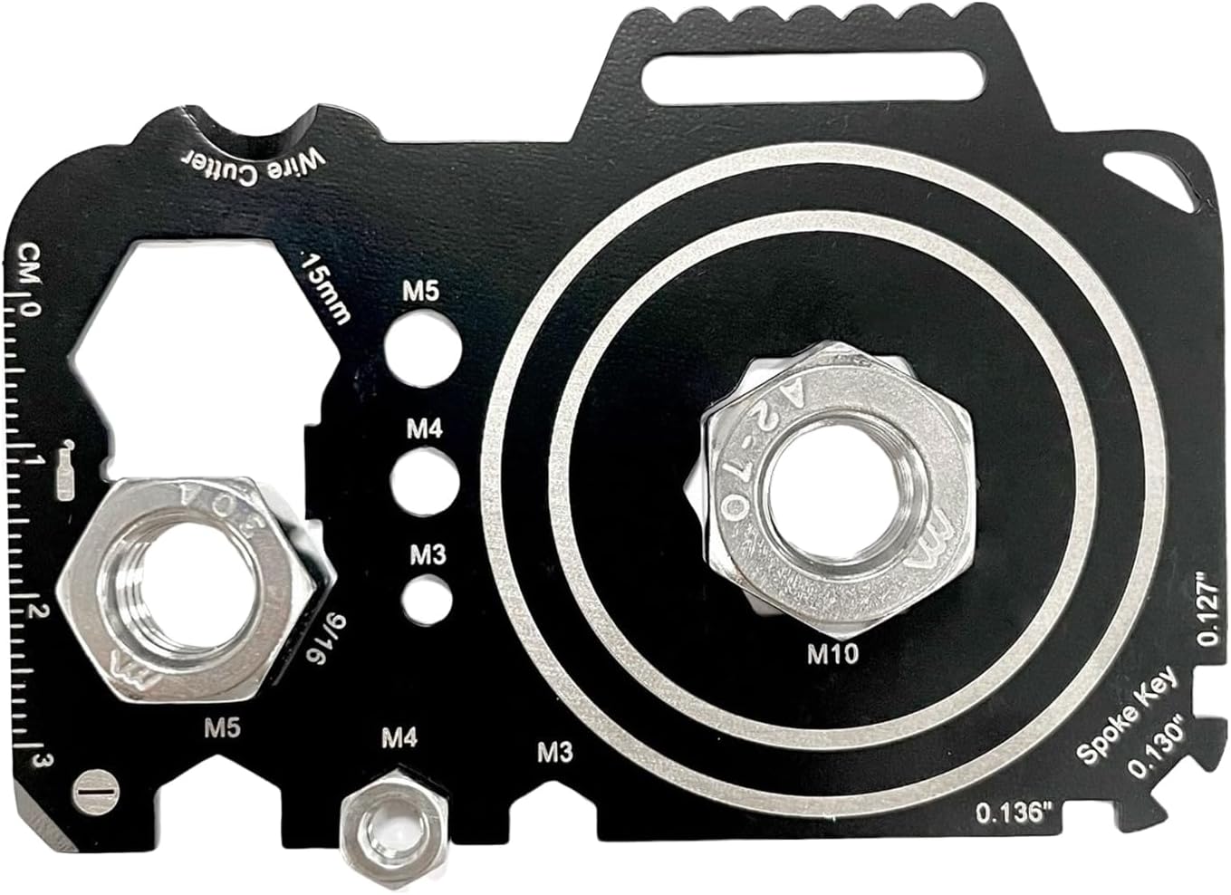 Outdoor Survival Card, Multitool Credit Card, Fish Hook Card, Survival Multitool Wild EDCC Gear, Survival Gears Pocket Tool, Indestructible for Adventure, Climbing, Hiking, Cycling