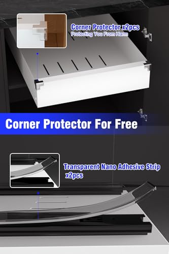 Pull Out Cabinet Organizer, Heavy Duty Slide Out Drawers, Pantry Storage Shelves O52146