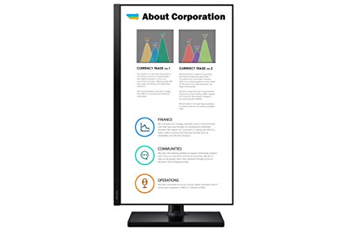 27-Inch FHD 1080p Computer Monitor, 75Hz, IPS Panel, HDMI, USB Hub, Height Adjustable Stand X522812