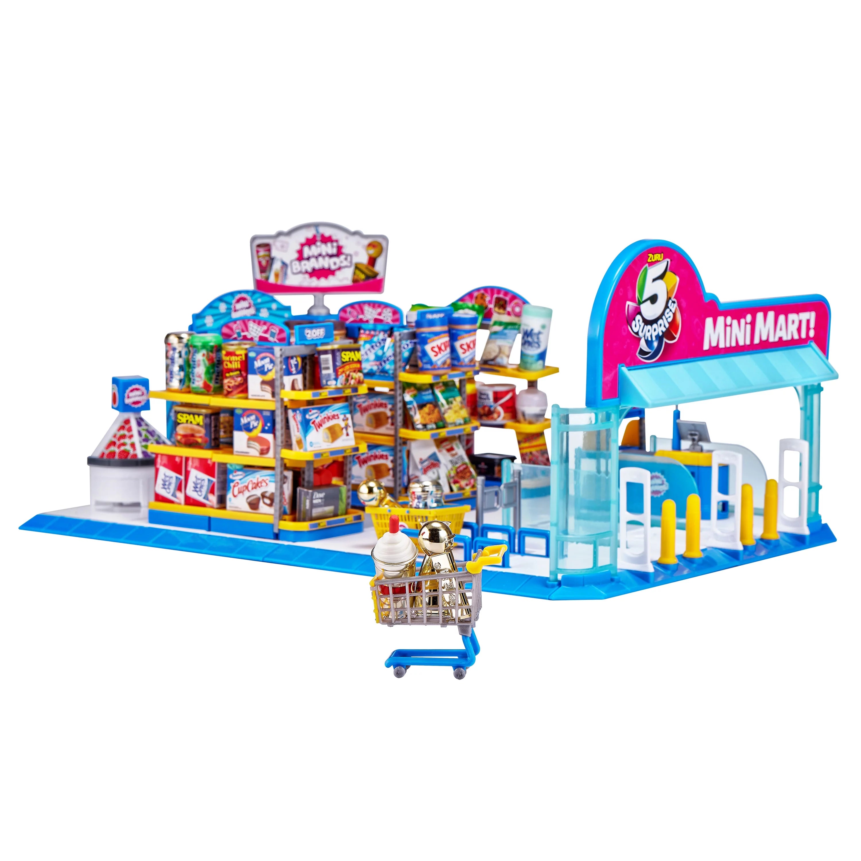 Electronic Mini Mart Playset with 4 Mystery Mini Brands L9801