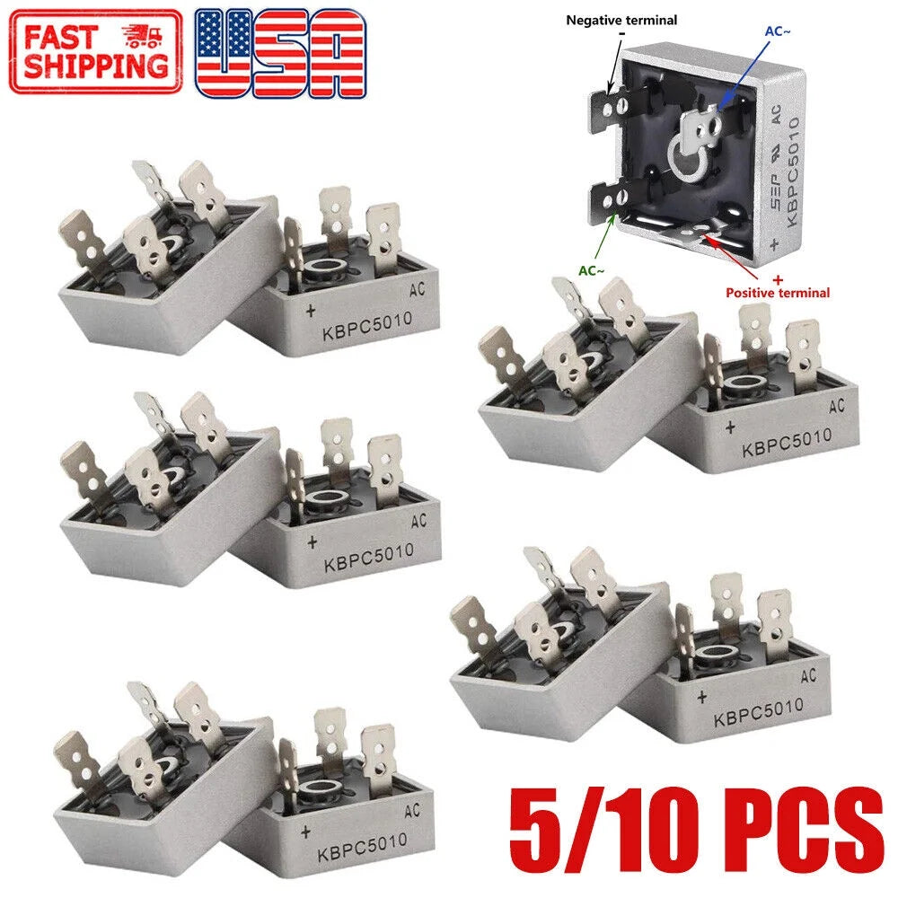 1000V 50A Metal Case Single Phase Diode Bridge Rectifier T70217