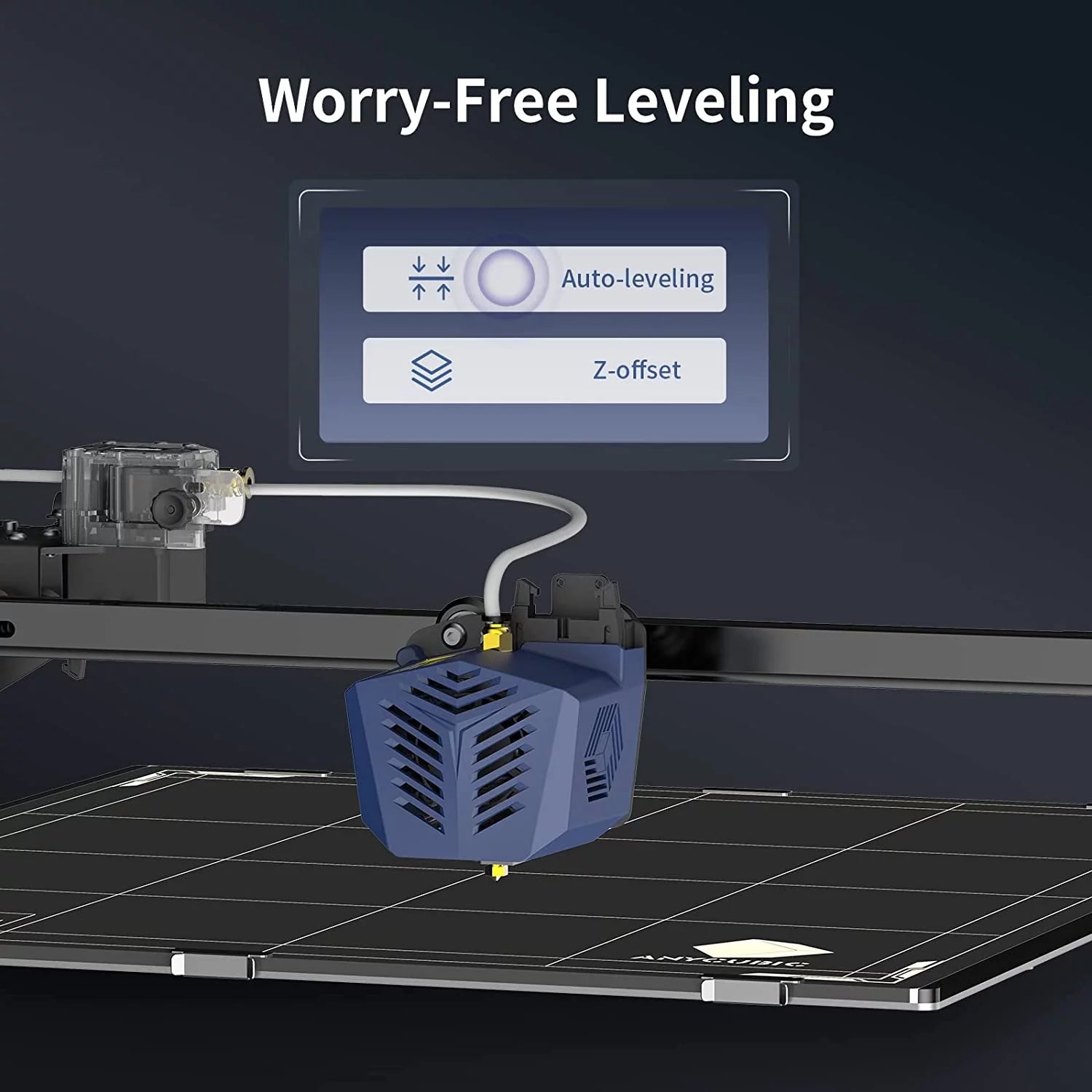 FDM 3D Printer with Smart Auto Leveling, 1 kg PLA M51833
