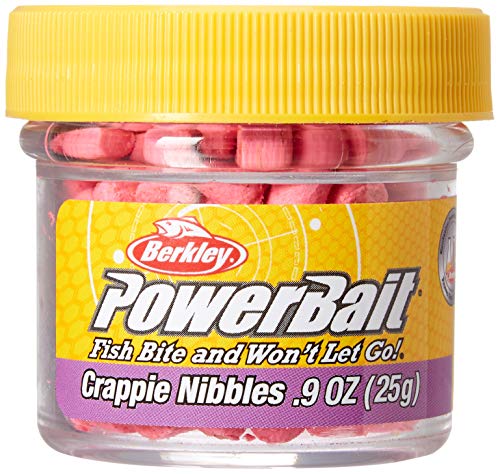 Berkley PowerBait Chroma-Glow Crappie Nibbles, Glow/Chartreuse, Fishing Dough Bait, Scent Dispersion Technology, Irresistible Scent and Flavor, Ideal for Crappie and Other Panfish Species