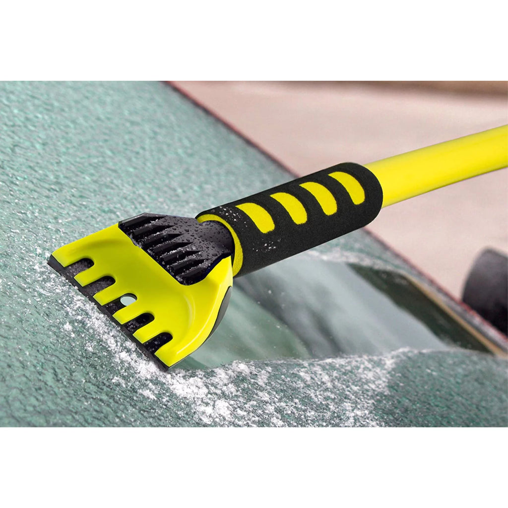 Snow Broom and Scraper Black/Yellow O677