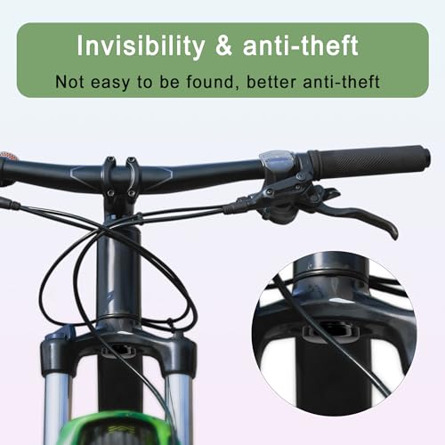 Bike Mount for AirTag, Anti-Theft Holder for Front Fork 22-38mm, Hidden & Stable Bicycle Mount R884728