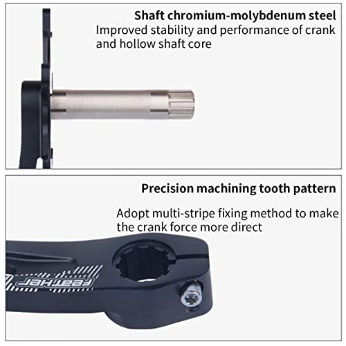 Folding Road Bicycle Crank Arm Set 170mm 130 BCD with BB P5138