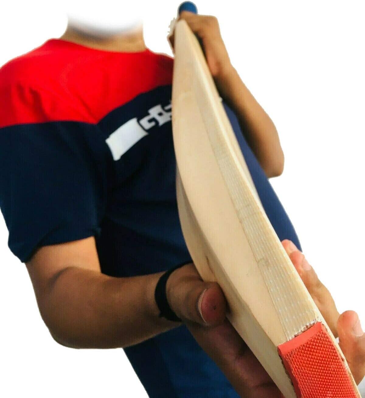 Plain Kashmiri Willow Cricket Bat with Cover and Toe Guard Z12509