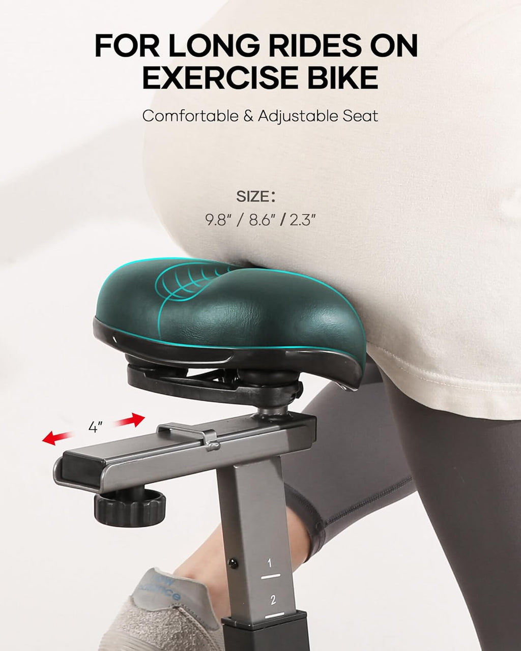 Exercise Bike for Home Indoor Cycling with Resistance and Comfortable Seat P39402