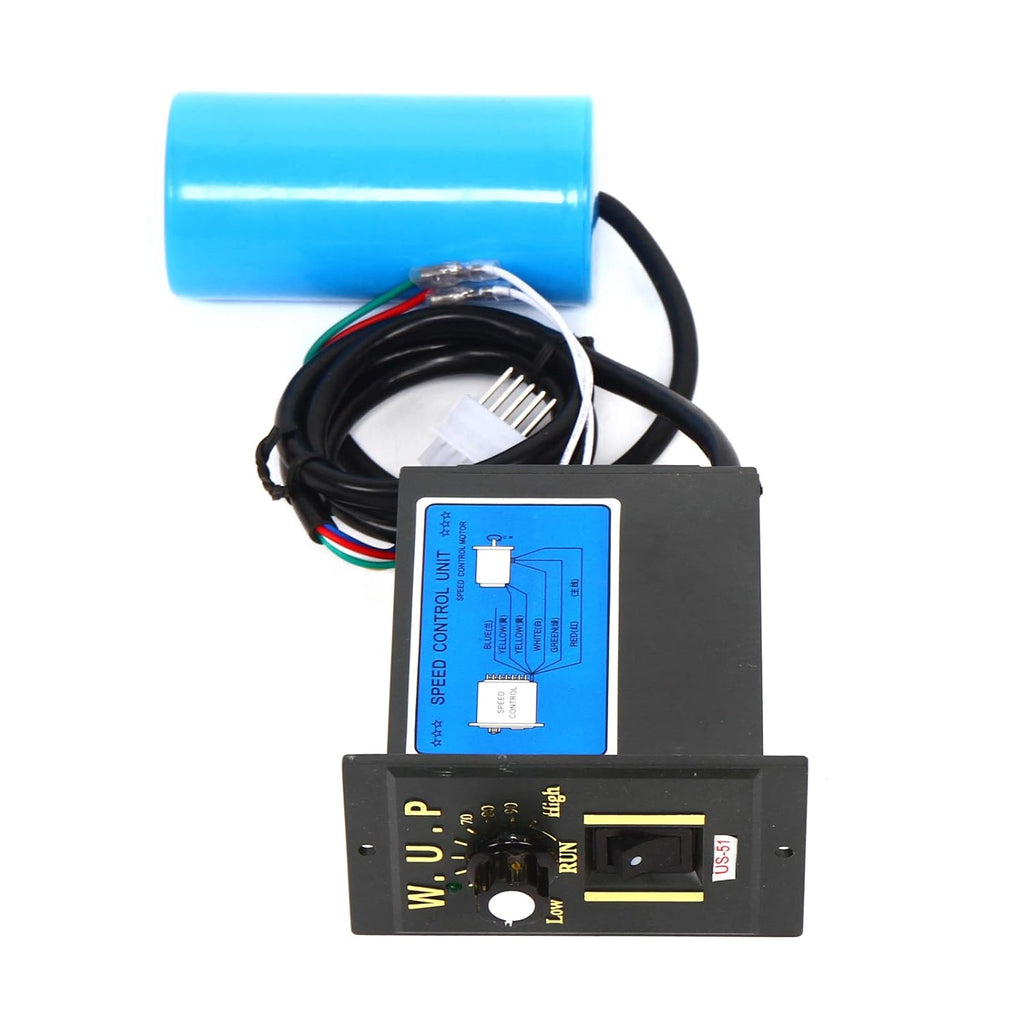 AC High Torque Motor 250W Electric Single-Phase Reversible with Variable Speed Controller 110V F323