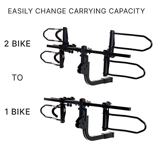 Heavy Duty Bike Rack, Easy to Assemble, Tire & Frame Straps Included F282