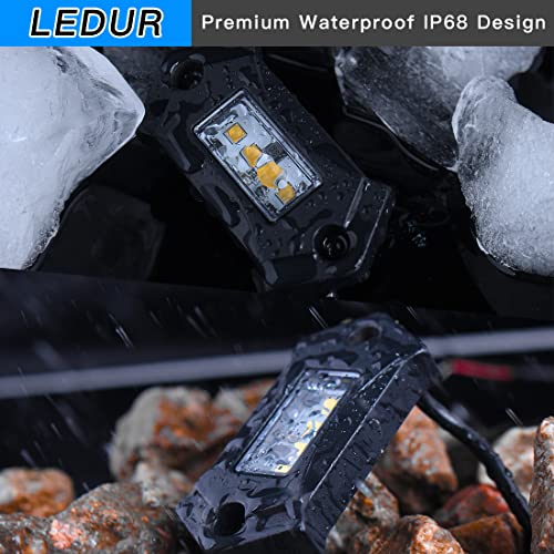 Rock Lights White 16 Pods 540LM 64LED for Offroad Trucks UTV Boat L89383