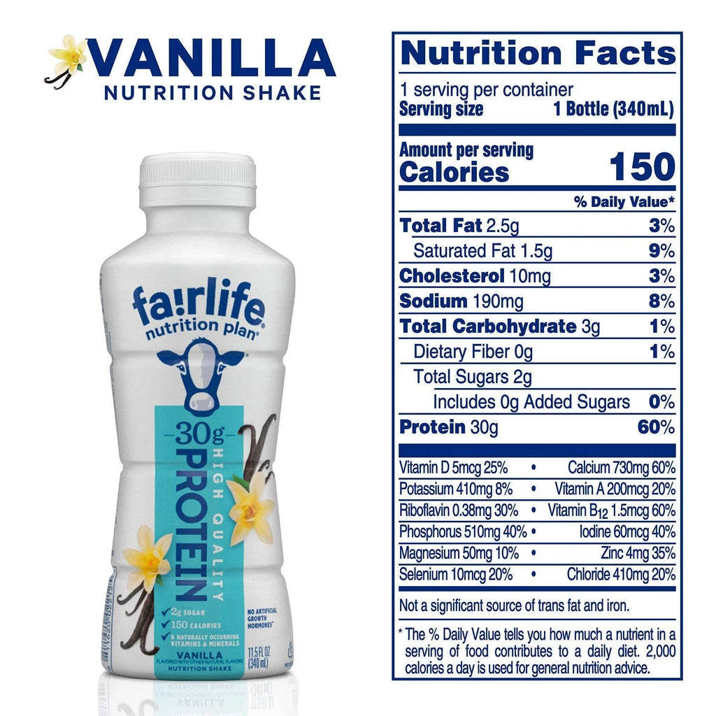 Vanilla Nutrition Shake 11.5 fl oz 12 Pack F948