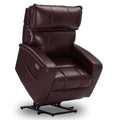 Power Lift Recliner Chair with Adjustable Headrest for Elderly, Electric Recliners with Heat & Massage, USB & Type C Ports, Reclining Single Sofa Chair, Leather