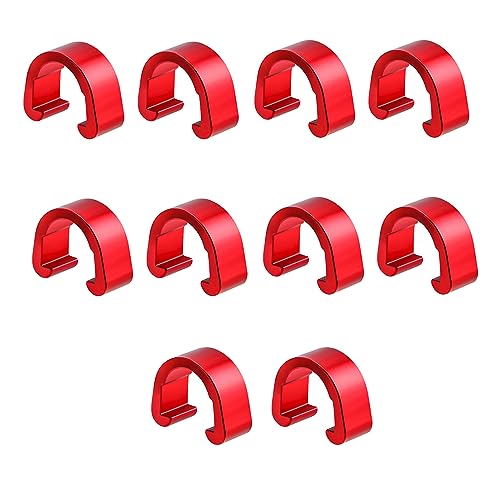 Aluminum Alloy Bike Cable C-clips Brake Housing Clamps X239069