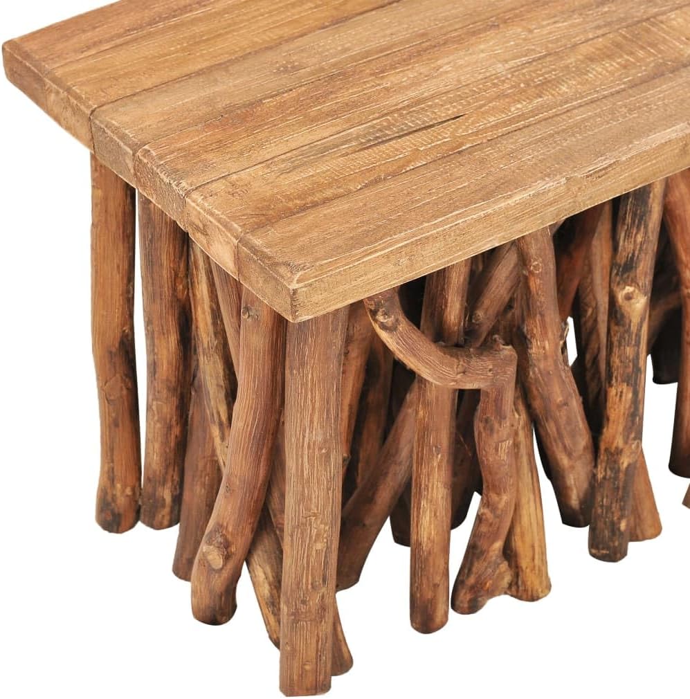 Solid Reclaimed Wood Coffee Table with Rustic Design R3988