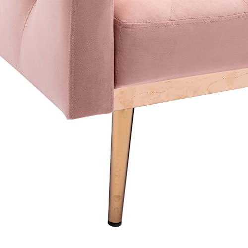 Velvet Convertible Futon Sofa Bed with 2 Pillows K782