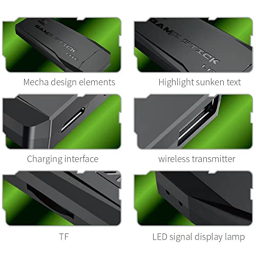 Wireless Retro Gaming Console with 4K HDMI Output and Dual Wireless Controllers V131403