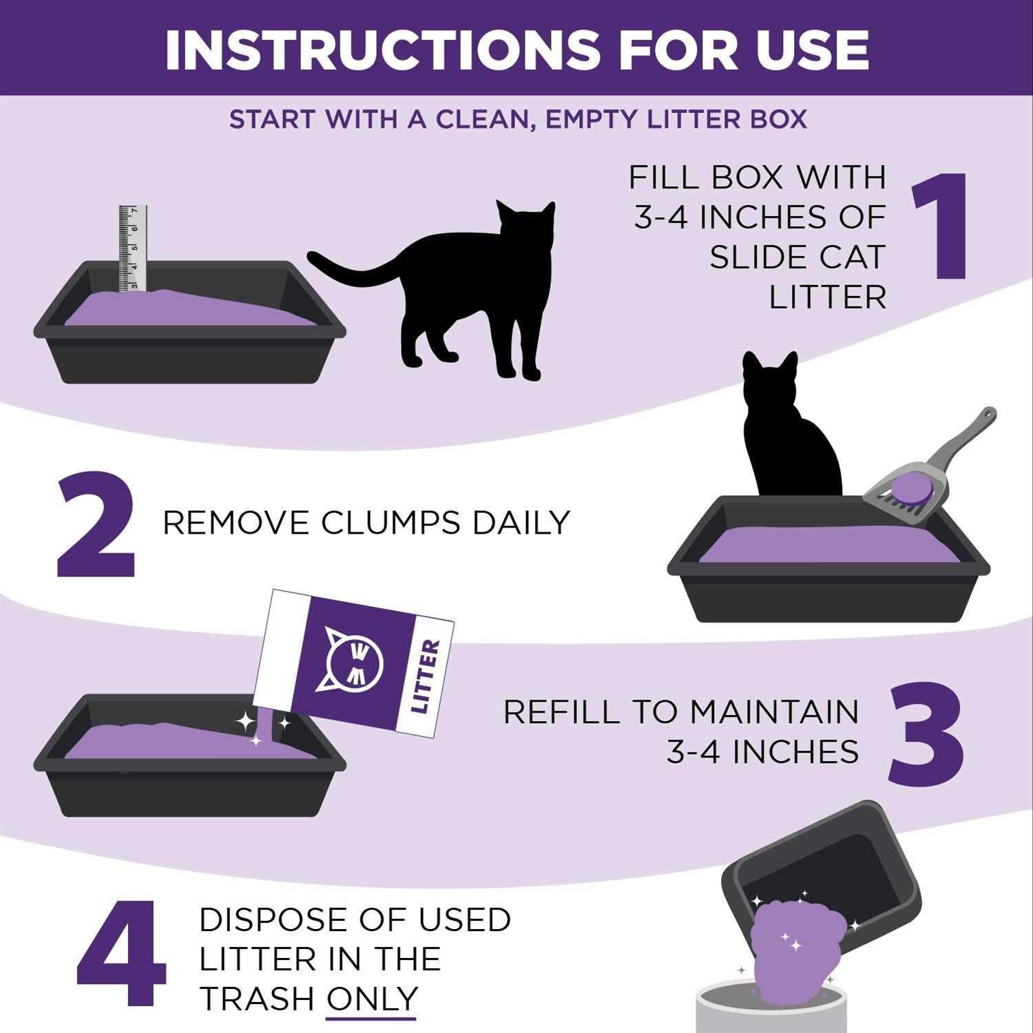 Easy Clean-Up Clumping Cat Litter U65031