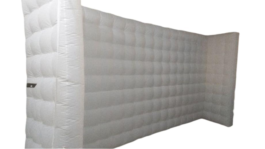 Inflatable Wall Partition Room Divider Event Conference Office Exhibition Giant (13 FT (Length)), White