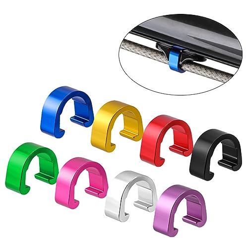 Aluminum Alloy Bike Cable C-clips Brake Housing Clamps X239069