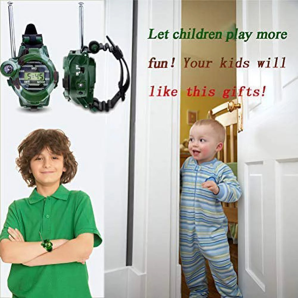 Kids Walkie Talkie Watch, 7-in-1 Two-Way Radio with Flashlight S932