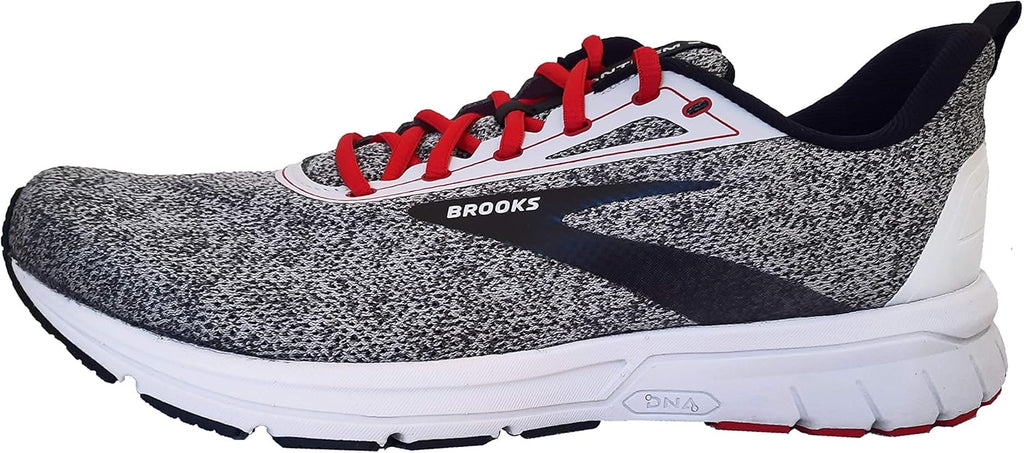 Men's Running Shoes, Grey/Black/Red X894338