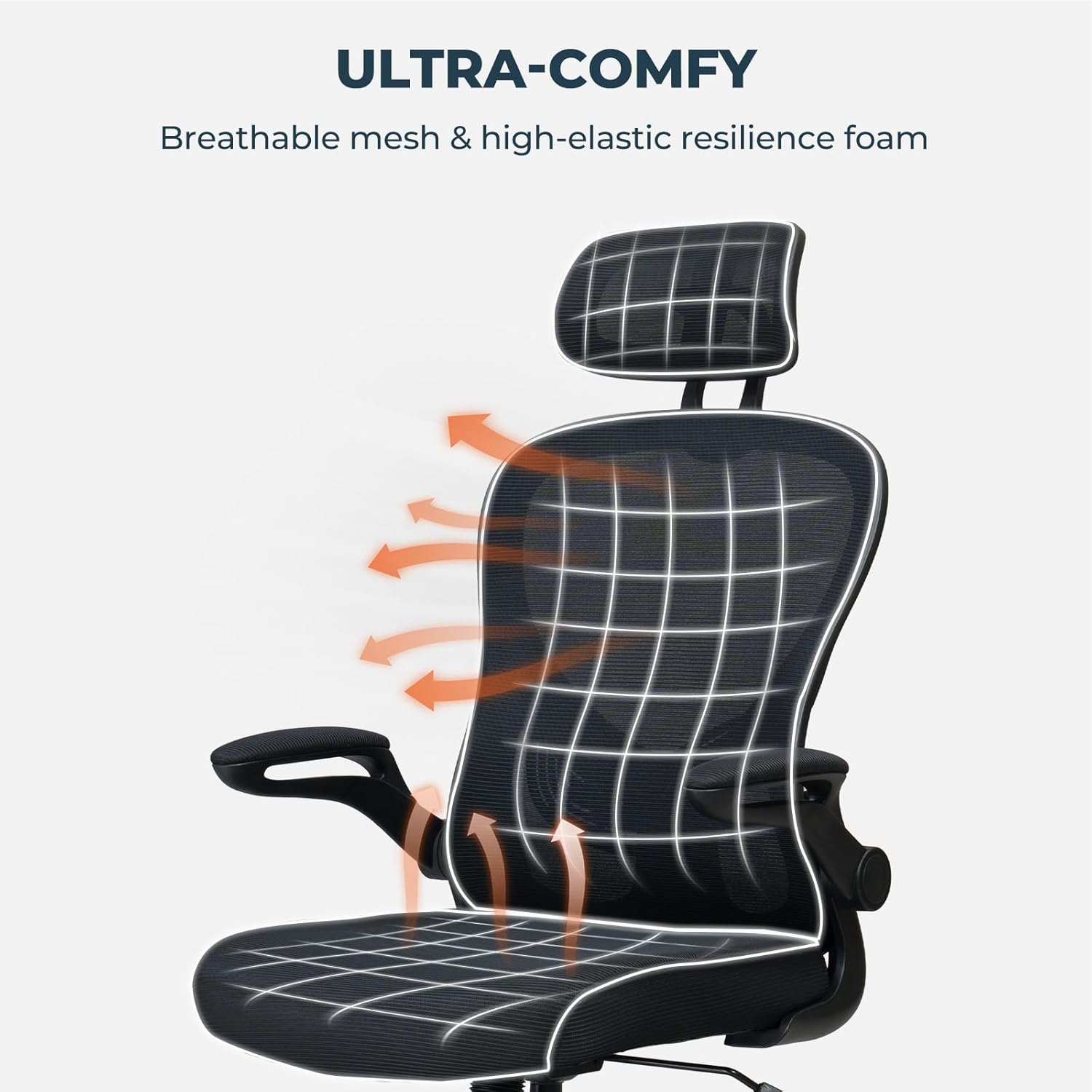 High Back Ergonomic Mesh Office Chair with Adjustable Lumbar Support P323