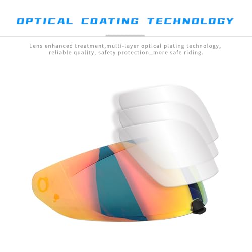Replacement Helmet Visor with Anti-Fog and UV Protection R1994