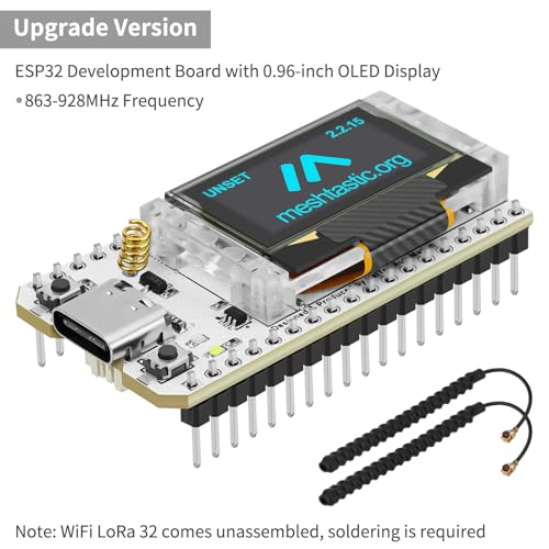 ESP32 LoRa V3 Development Board with 3000mAh Battery and 915MHz Antenna I456