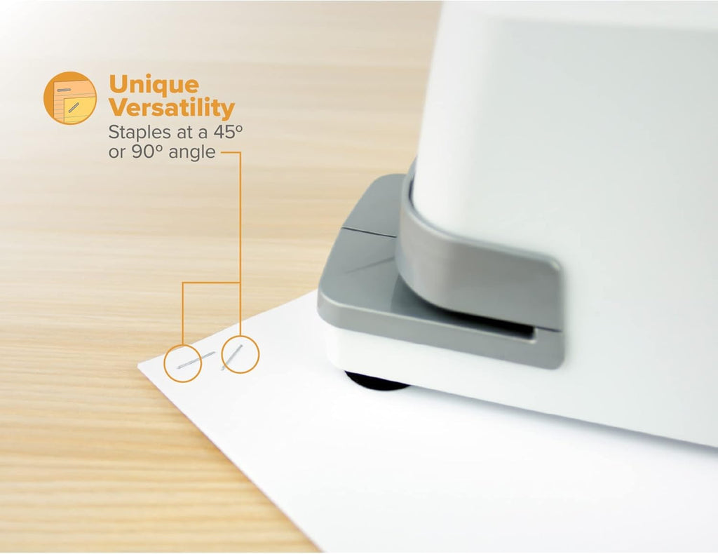 Electric Stapler - Heavy Duty, No-Jam, White U976730