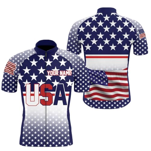 Men's Cycling Jersey with 3 Pockets Full Zip Z76530