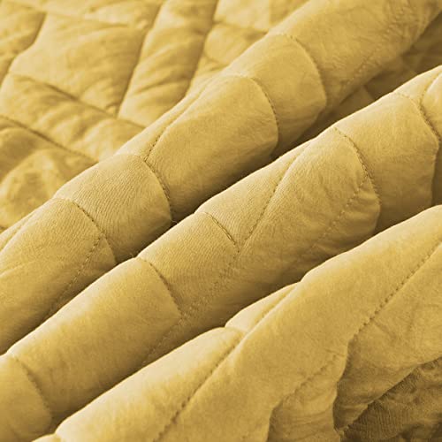 Quilt Set King Size Beige Bedspread, Modern Quilted Clouds Pattern Lightweight Microfiber W906466