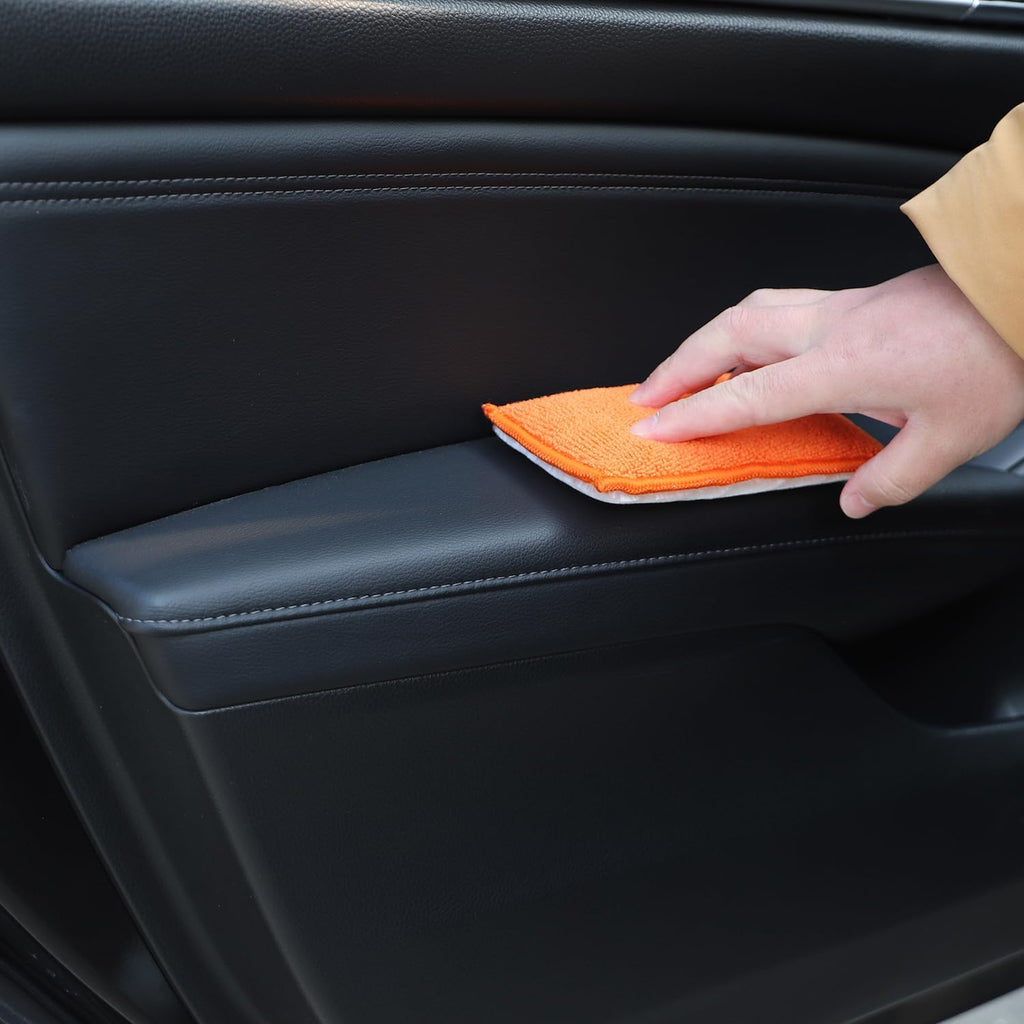Car Interior Scrubbing Sponge, 8Pcs Microfiber Wax Applicator, Car Wash Sponges I497664