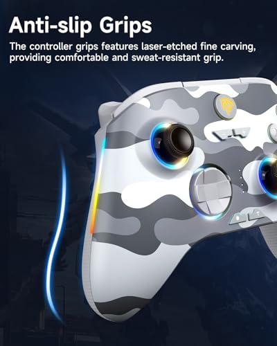 Wireless Bluetooth Controller with Hall Joysticks for PC, Android, Steam and Switch E86358