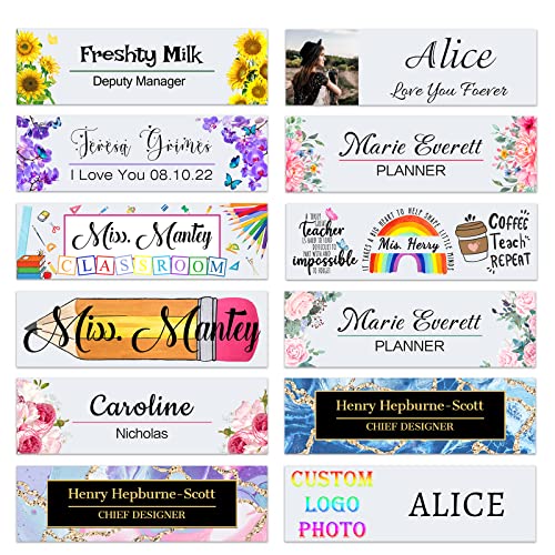 Custom Acrylic Nameplate Desk Decor for Home Office O907800