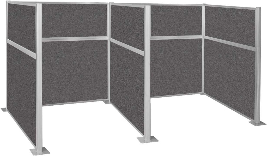 Versare Hush Panel Cubicle Kit | Workstation Partition Walls | Sound Dampening Cubicle Walls | Partitions for Desks