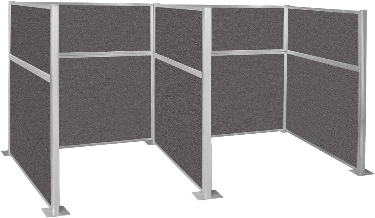 Versare Hush Panel Cubicle Kit | Workstation Partition Walls | Sound Dampening Cubicle Walls | Partitions for Desks