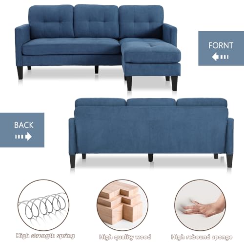 Convertible Sectional Sofa Couch with Reversible Chaise N103878