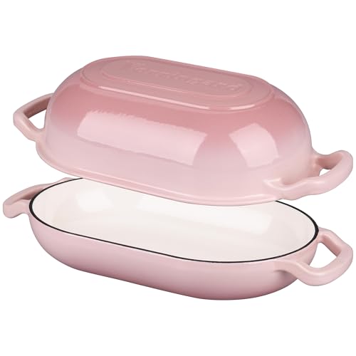 Enameled Cast Iron Dutch Oven with Lid for Bread Baking, 5QT M245