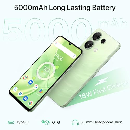 Unlocked 5G Cell Phone, 128GB Expandable, 50MP Camera, 6.75" 90Hz Display, Dual SIM Y561