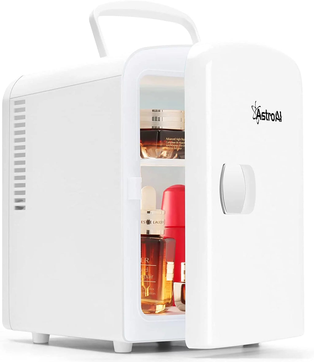 Mini Fridge 6 Can 4 Liter Portable Electric Cooler for Bedroom K9410