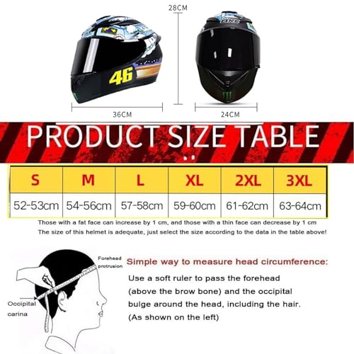 Modular Full Face Motorcycle Helmet with Mask F2965