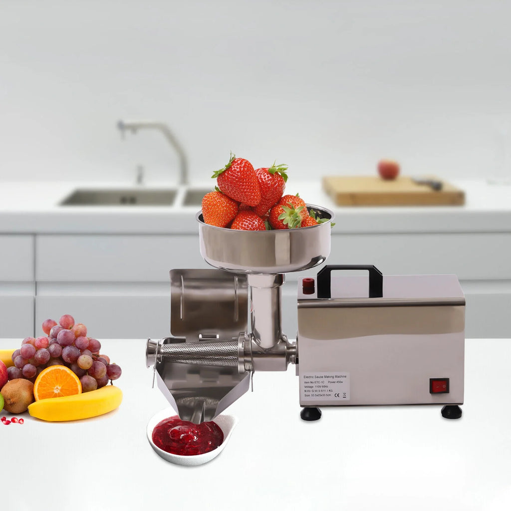 Tomato Milling Machine Electric Tomato Strainer Sauce Maker & Food Strainer 2in1