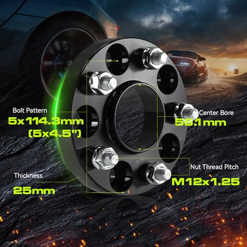 20mm Hubcentric Wheel Spacers 5x114.3 for Subaru Models S25003