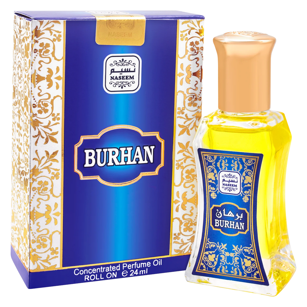 Burhan Perfume Oil Non Alcoholic Oriental Musk Oud Men Perfumes by Naseem